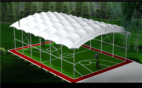  三門峽膜結構籃球場【歐肯籃球館等】工程設計施工案例