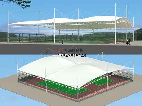 樂山市籃球場膜結(jié)構(gòu)罩棚【設(shè)計(jì)施工】